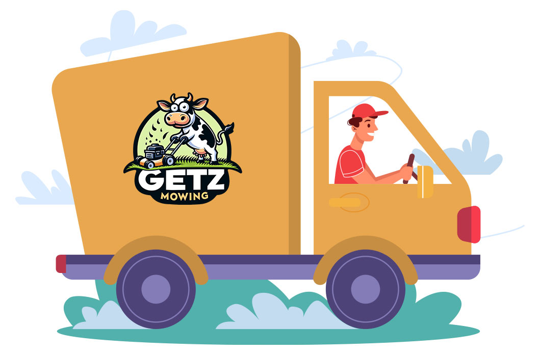 Getz Mowing Delivery Truck