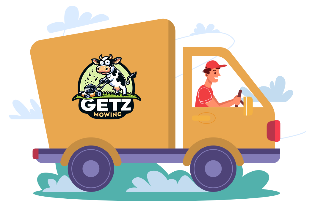 Getz Mowing Delivery Truck